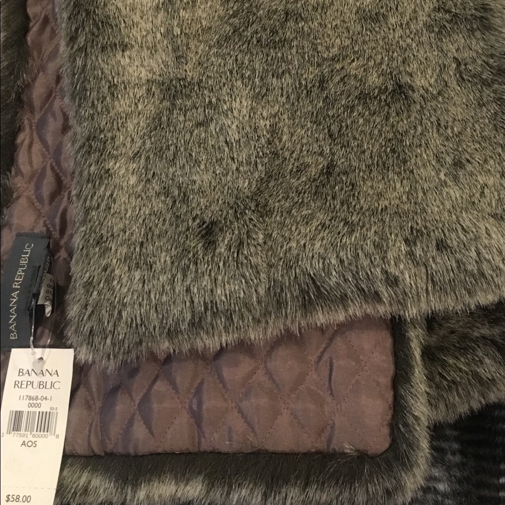 Banana Republic Faux Fur Scarf